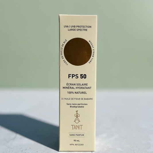 Écran solaire minéral hydratant