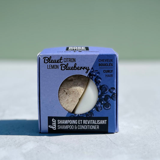 Duo shampoing et revitalisant en barre