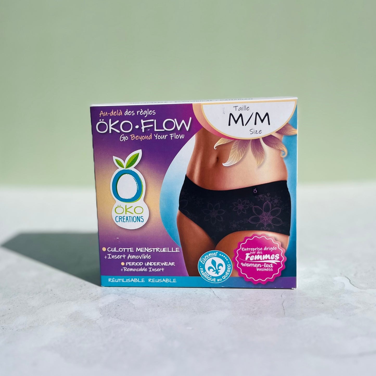 Öko-Flow - Culotte Menstruelle Lavable & Insertion