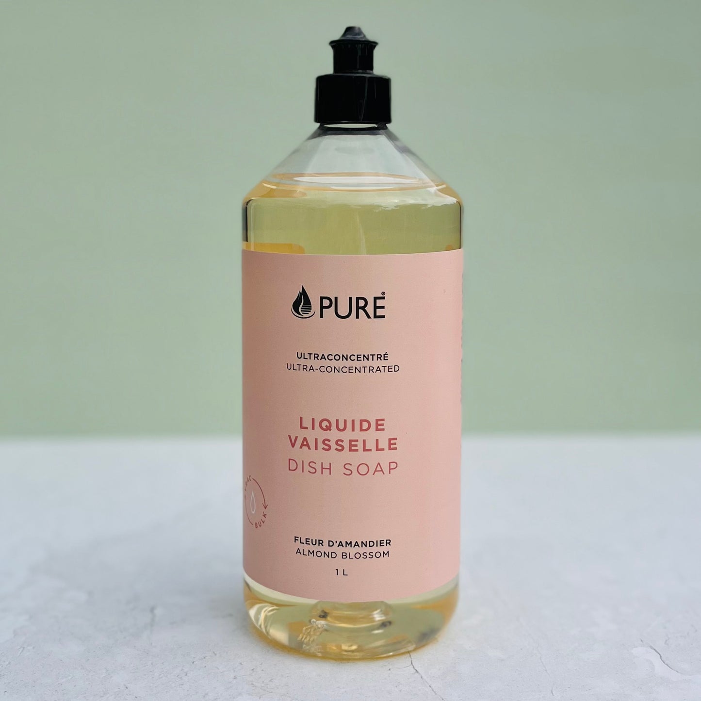 Liquide vaisselle et mains