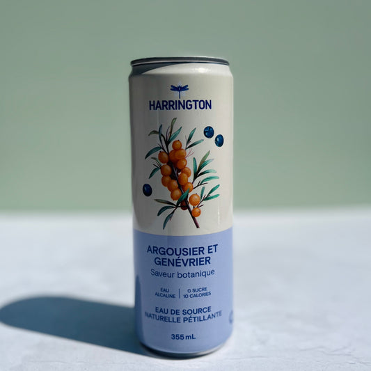 Eau de source pétillante - Argousier et Baies de Genévrier