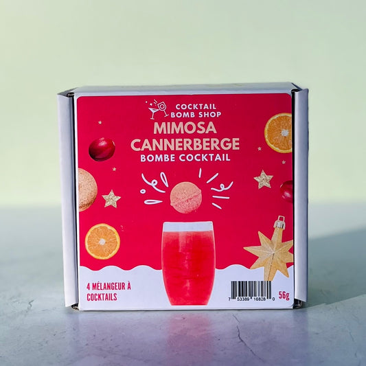 Bombes à cocktail - Mimosa canneberge (Boite de 4)