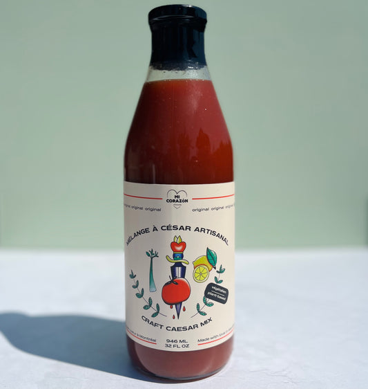 Mélange à Bloody César végétalien