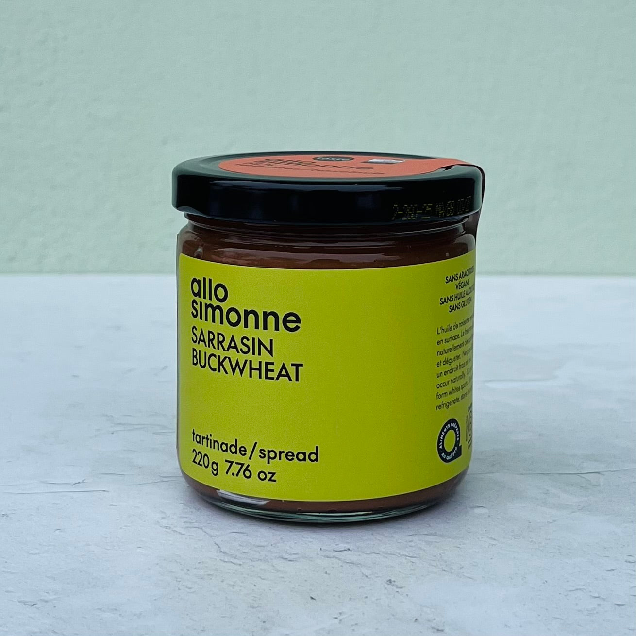 Tartinade Noisettes, Chocolat noir & Sarrasin