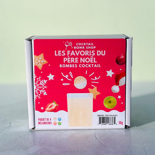 Bombes à cocktail - Les favoris du Père Noël (Boite de 4)