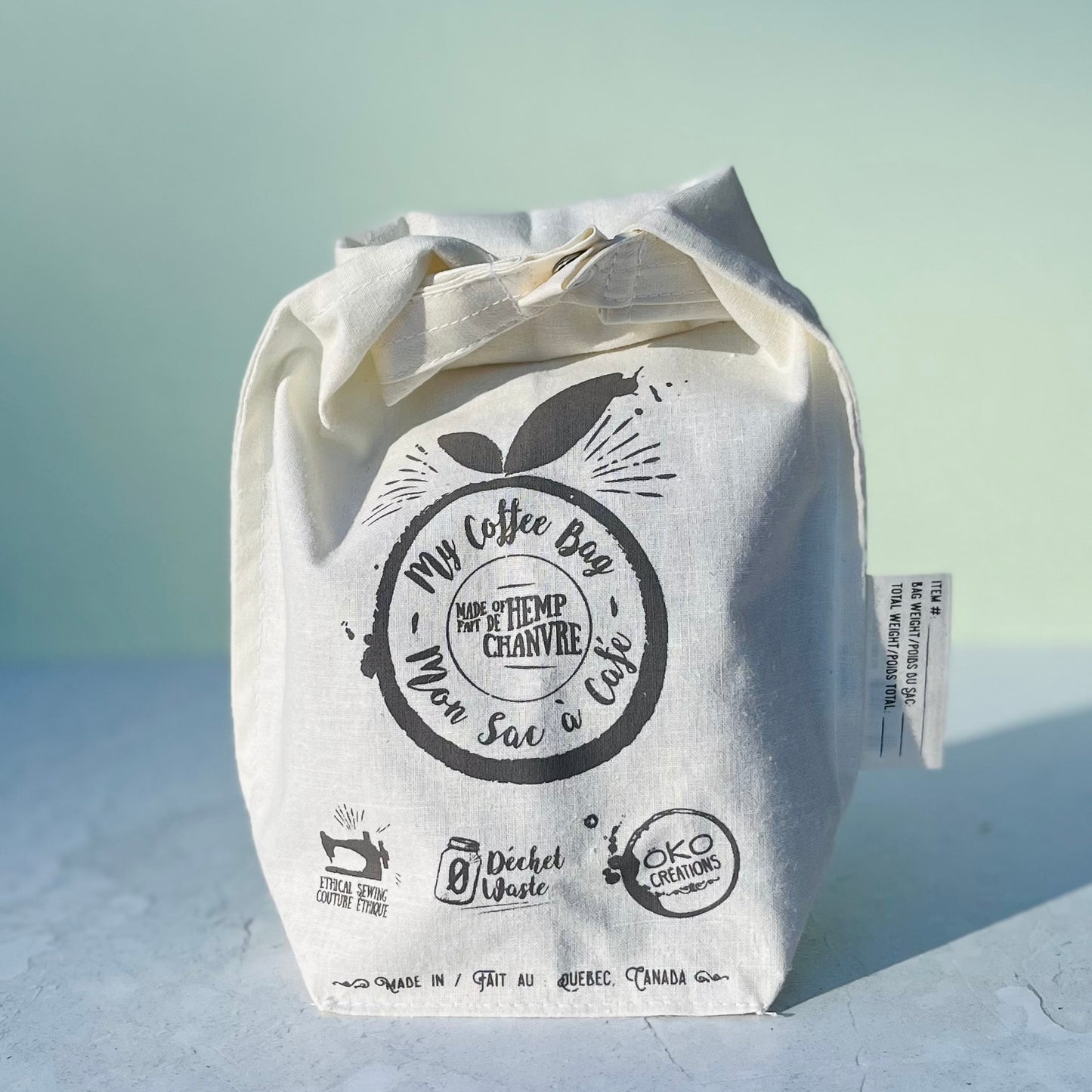 Sac en chanvre imperméable