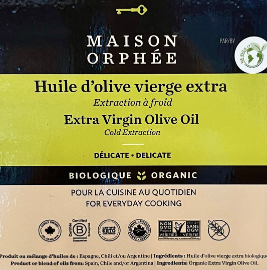 Huile d' olive Maison Orphée vierge extra délicate - Vrac