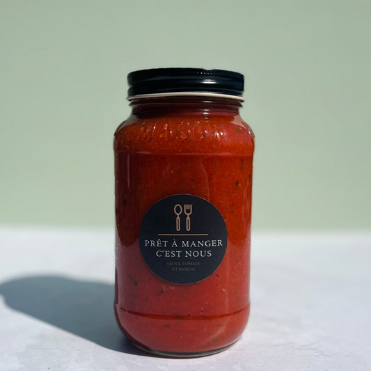 Sauce tomate et basilic - 750ml - consigne 2,50$