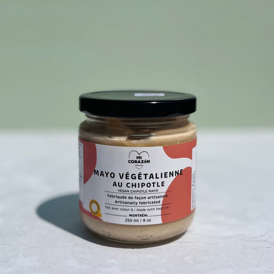 Mayonnaise végétalienne au chipotle