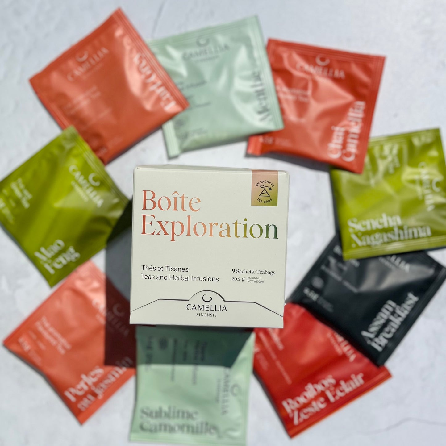 Boite d'exploration (9 sachets différents)