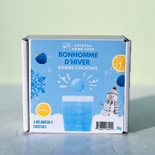 Bombes à cocktail - Bonhomme d'hiver (Boite de 4)