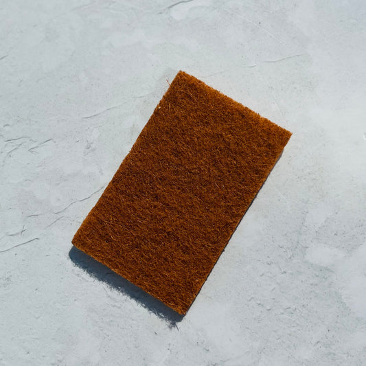 Tampons à récurer à base de noix