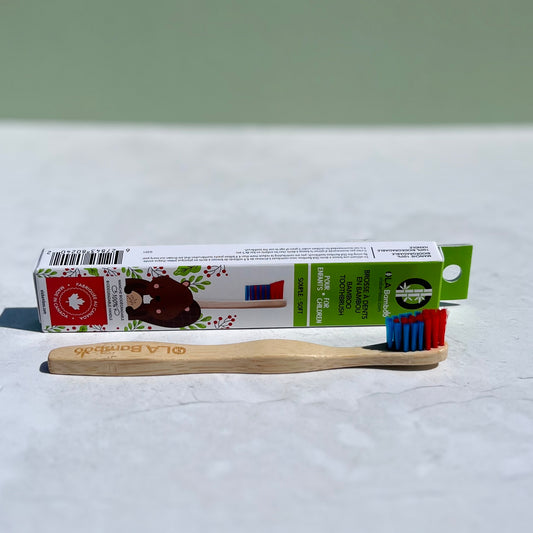 Brosse à dents en bambou pour enfants