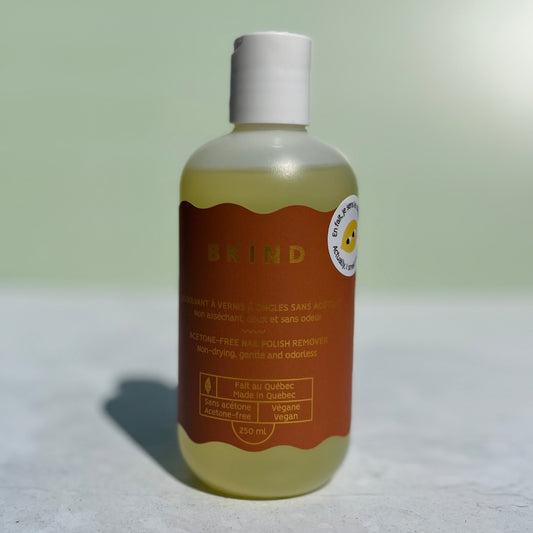 Dissolvant à vernis à ongles sans acétone