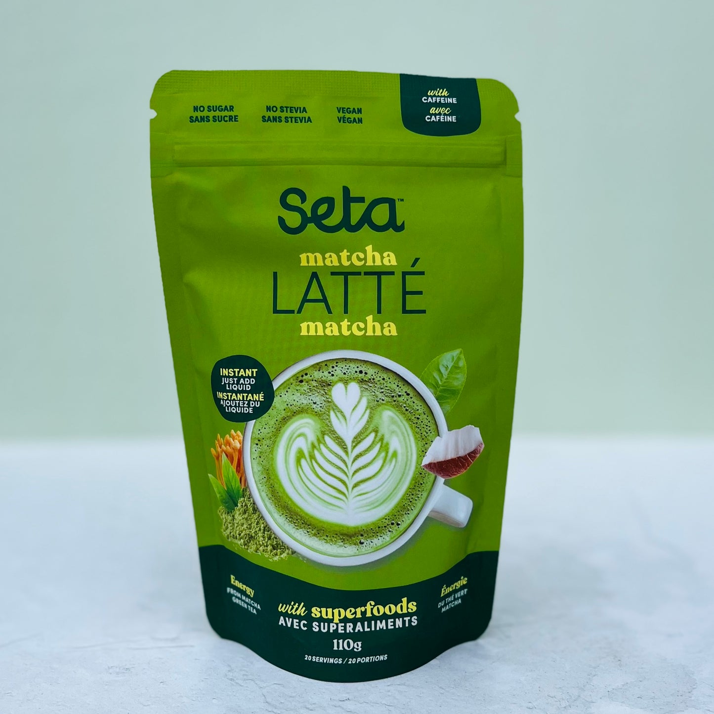 Latté au matcha