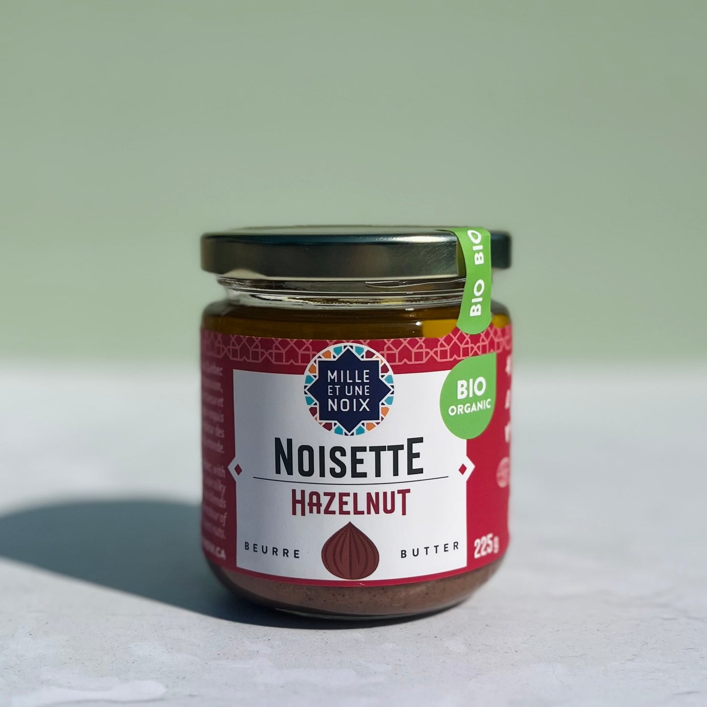 Beurre de noisette crémeux biologique