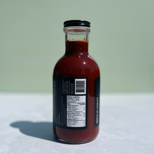 Sauce BBQ + Miel + Ail + Fumée