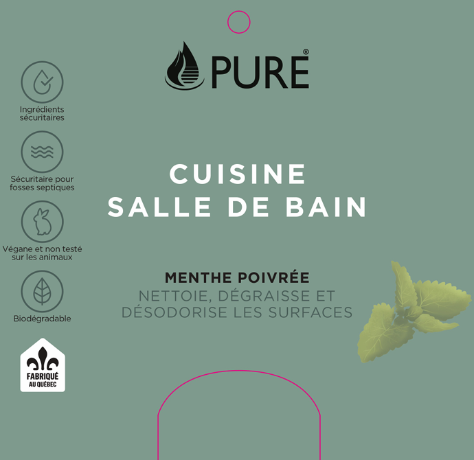 Nettoyant dégraissant cuisine & salle de bain Pure - Vrac