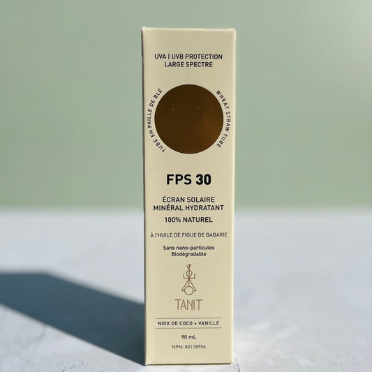 Écran solaire minéral hydratant