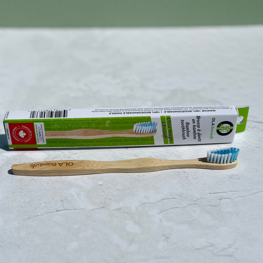 Brosse à dents en bambou pour adultes