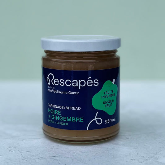 Tartinade Poire + gingembre (consigne 0,50$)