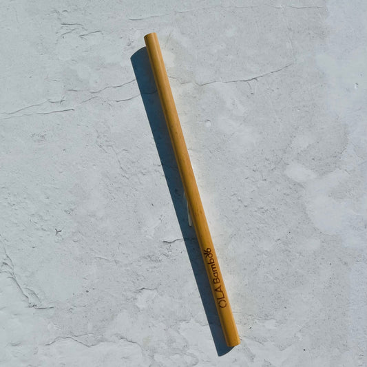 Paille en bambou réutilisable