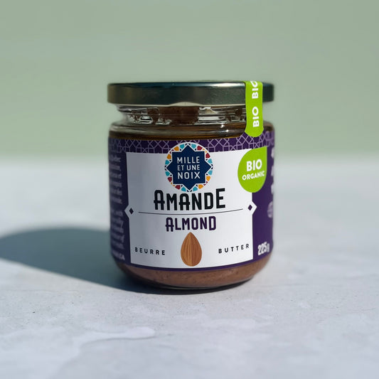 Beurre d'amandes crémeux biologique