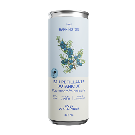 Eau pétillante botanique - Baies de Genévrier