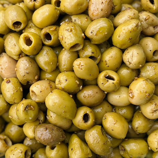 Olives vertes marinées - Vrac