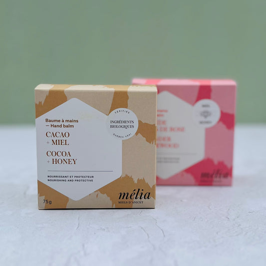 Baume à mains à la cire d'abeille Melia