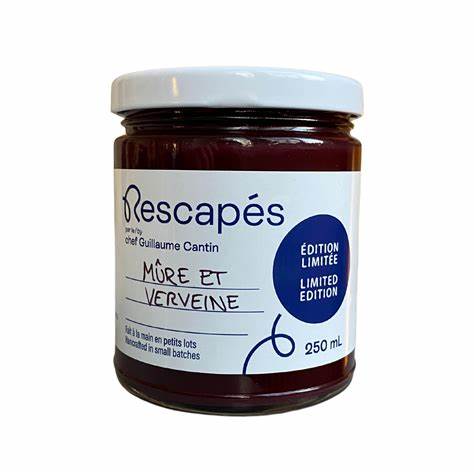 Tartinade Mûres et verveine (consigne 0,50$)