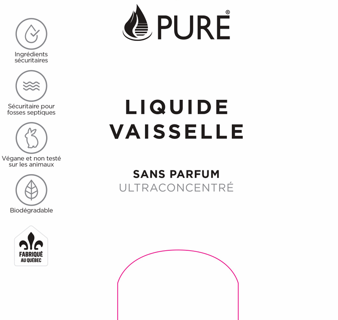 Liquide vaisselle et mains Pure - Vrac