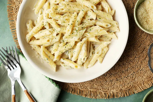 Penne surgelé à la sauce mornay