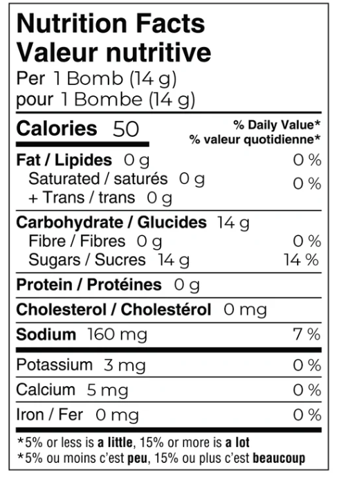 Bombes à cocktail - Les favoris du Père Noël (Boite de 4)