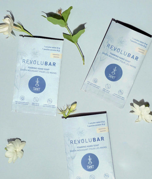 Savon à mains moussant en pastille