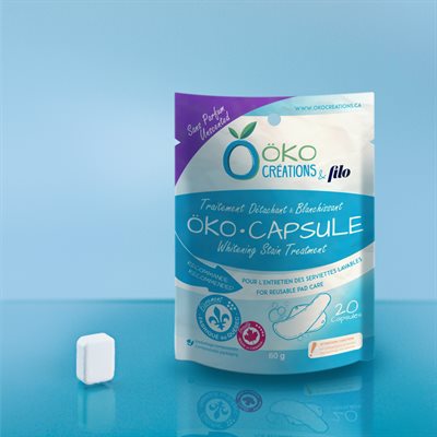 Öko-capsules pour serviettes lavables