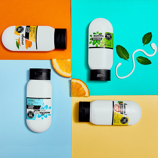 Dentifrice sans fluor en tube