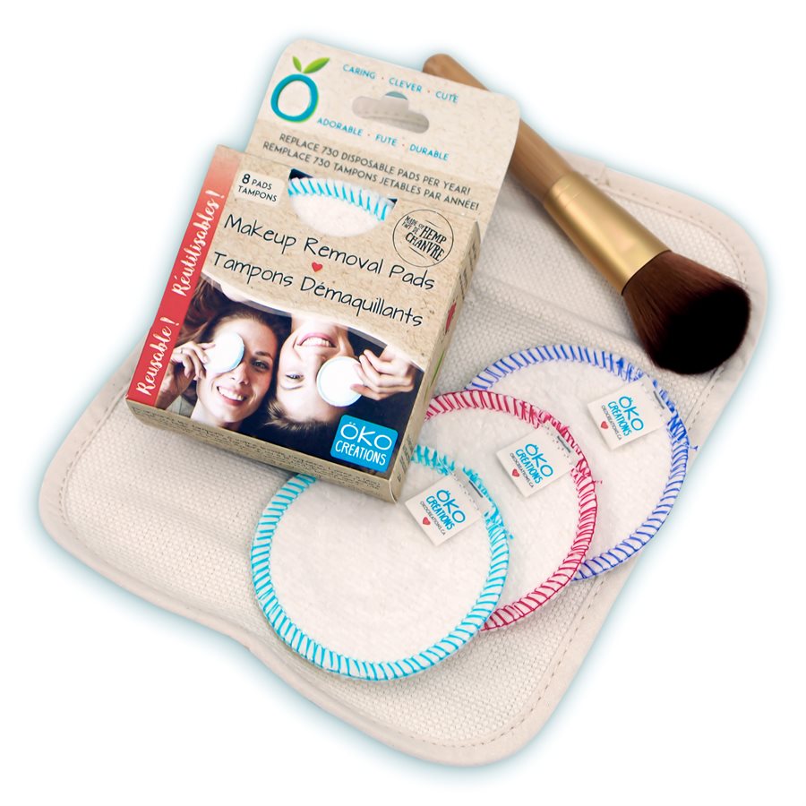 Lot De 4 Tampons Démaquillants Réutilisables – En Fibres De Bambou, Lavables En Machine, Doux Pour La Peau, éco-friendly