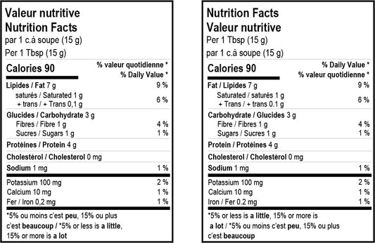 Beurre d'arachides crémeux biologique