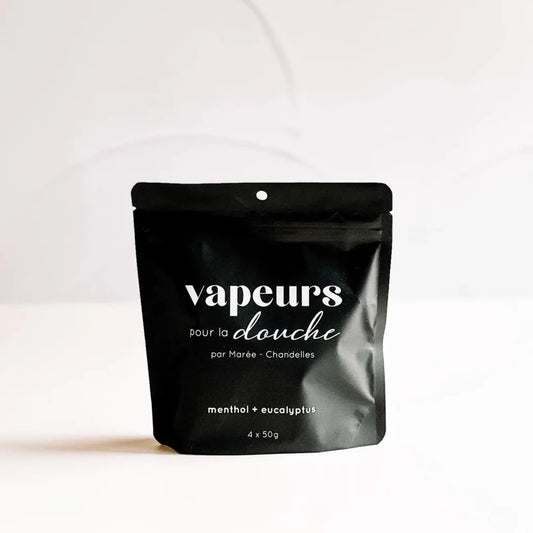 Vapeurs de douche Menthol & Eucalyptus - Sac de 4 cubes