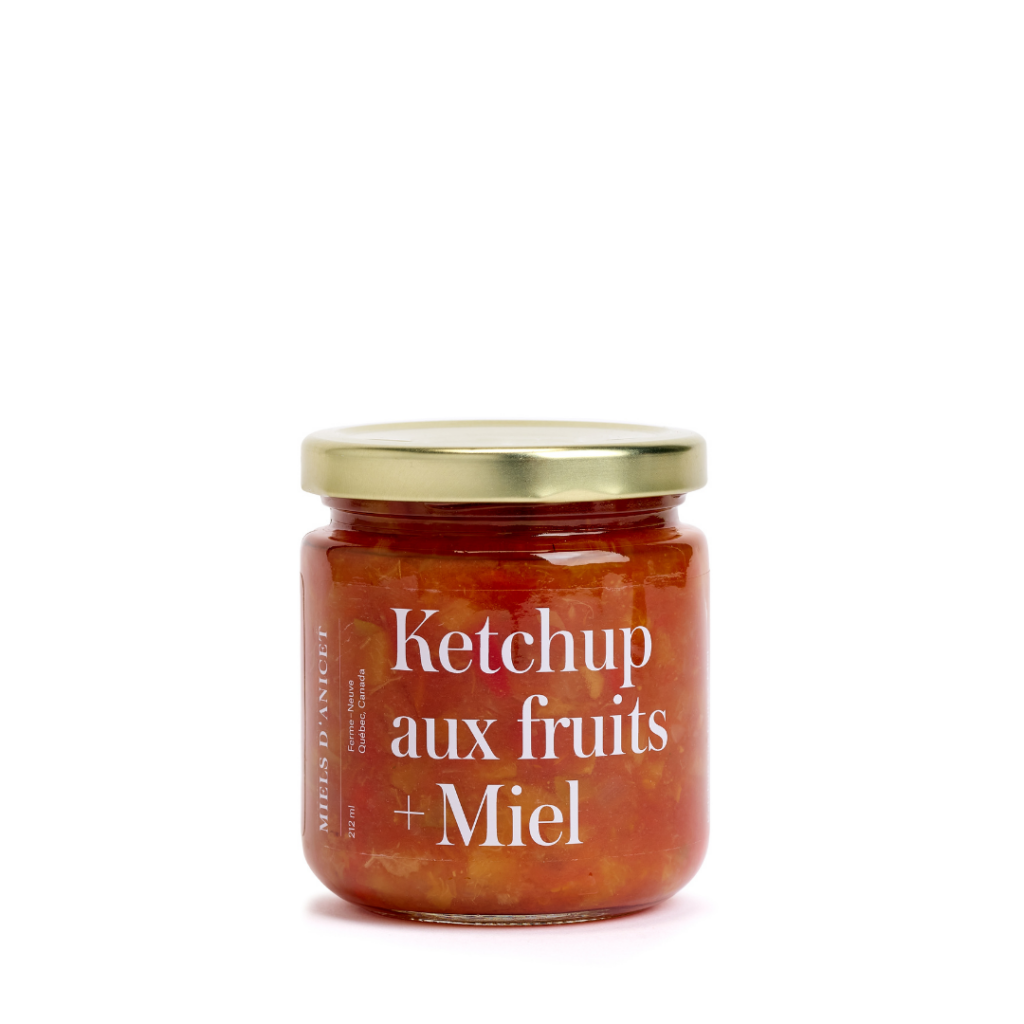 Ketchup aux fruits + Miel 212ml des Miels d’Anicet