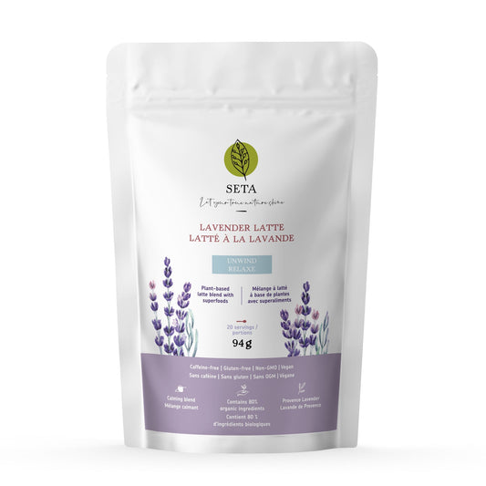 Latté à la lavande
