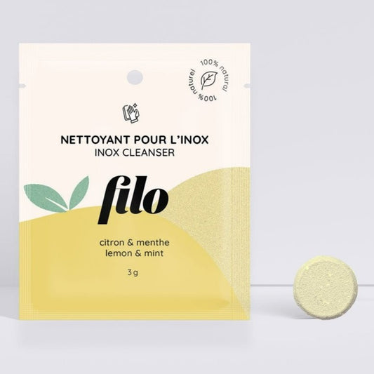Nettoyant pour l'inox en pastille