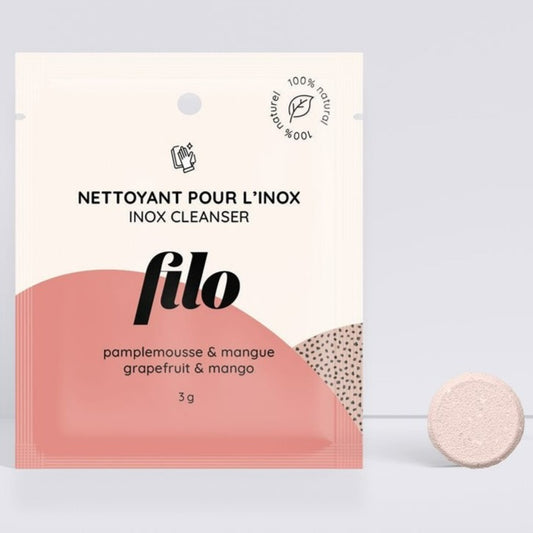 Nettoyant pour l'inox en pastille